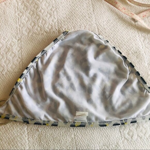 Billabong Bikini Bottom Cheetah Animal Print White Black Yellow Swim size Large - Picture 12 of 12